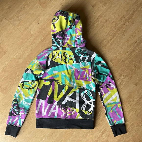 TNA Graphic Print Zip Hoodie - Picture 2 of 8